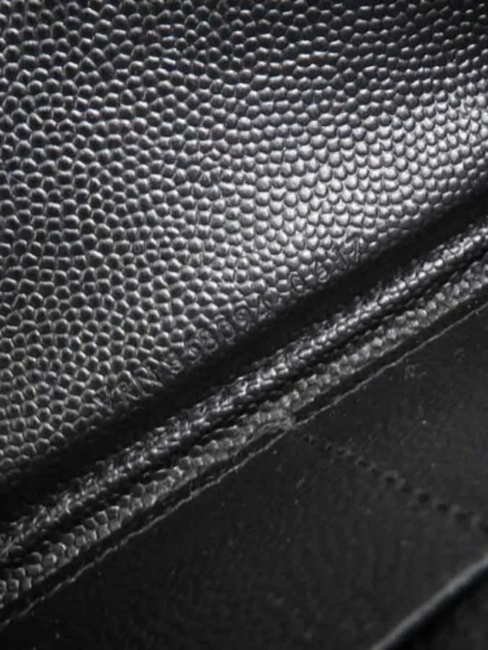 Auth SAINT LAURENT Zip Around Long Wallet Black/Gold Leather/Metal - h31776g - Picture 14 of 15